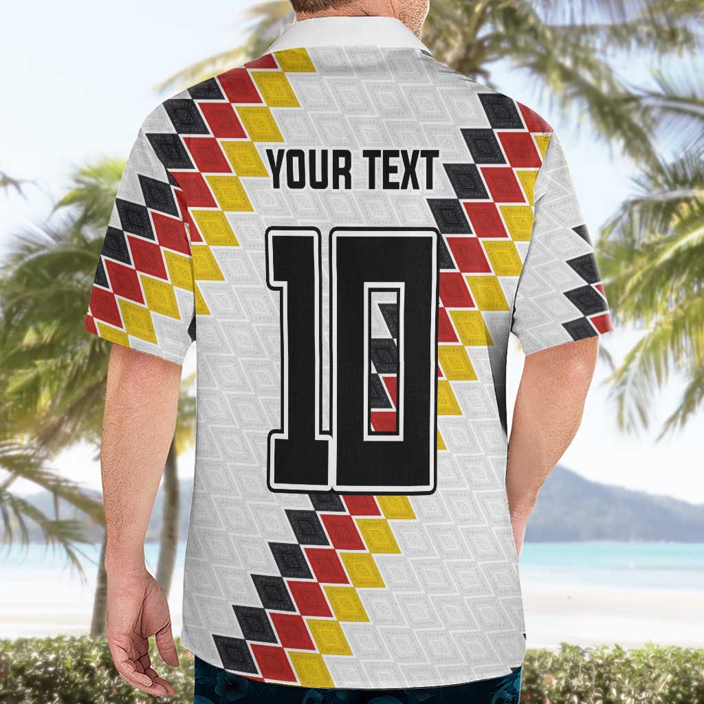 Custom Germany National Football Hawaiian Shirt Inspired German Flag and Bavarian Renaissance Motifs - Wonder Print Shop