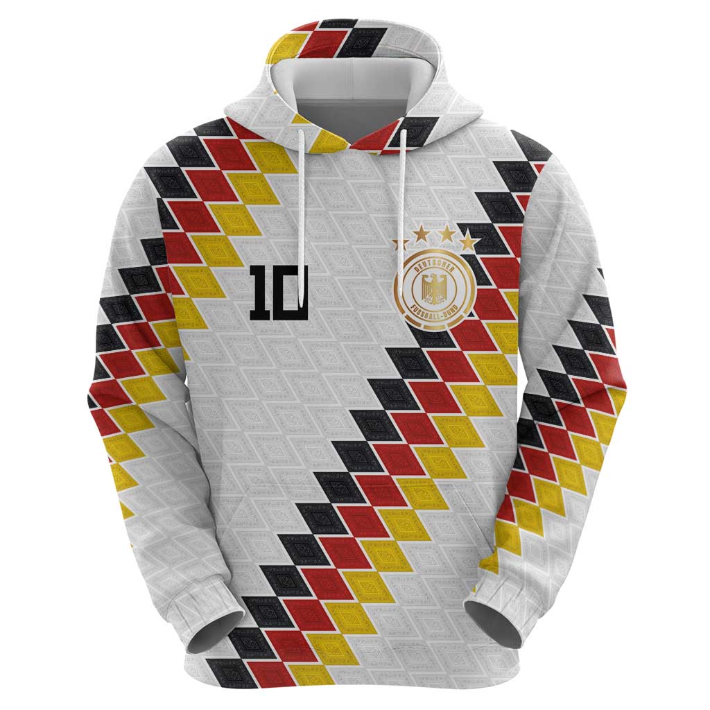 Custom Germany National Football Hoodie Inspired German Flag and Bavarian Renaissance Motifs - Wonder Print Shop