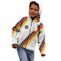 Custom Germany National Football Kid Hoodie Inspired German Flag and Bavarian Renaissance Motifs - Wonder Print Shop
