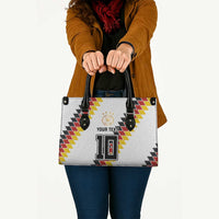 Custom Germany National Football Leather Bag Inspired German Flag and Bavarian Renaissance Motifs - Wonder Print Shop