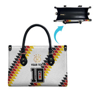 Custom Germany National Football Leather Bag Inspired German Flag and Bavarian Renaissance Motifs - Wonder Print Shop