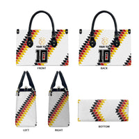 Custom Germany National Football Leather Bag Inspired German Flag and Bavarian Renaissance Motifs - Wonder Print Shop