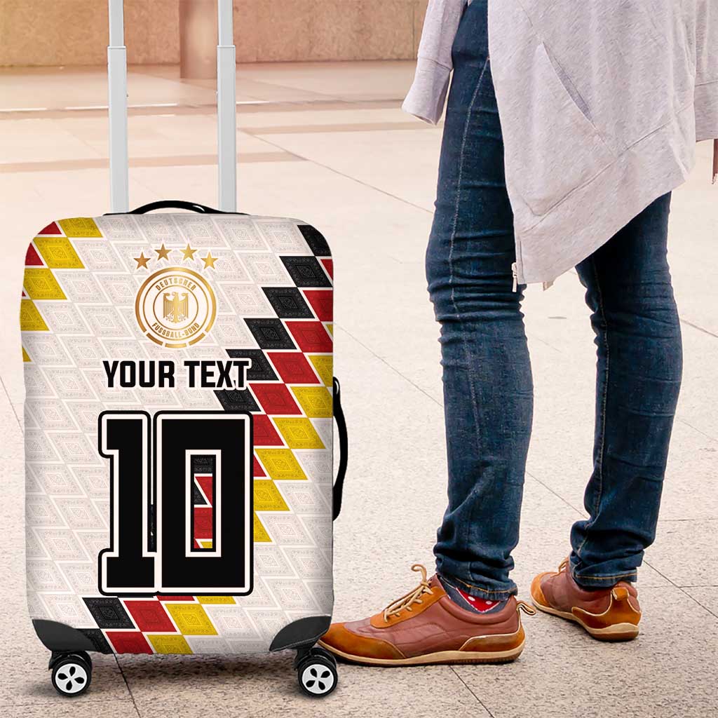 Custom Germany National Football Luggage Cover Inspired German Flag and Bavarian Renaissance Motifs - Wonder Print Shop