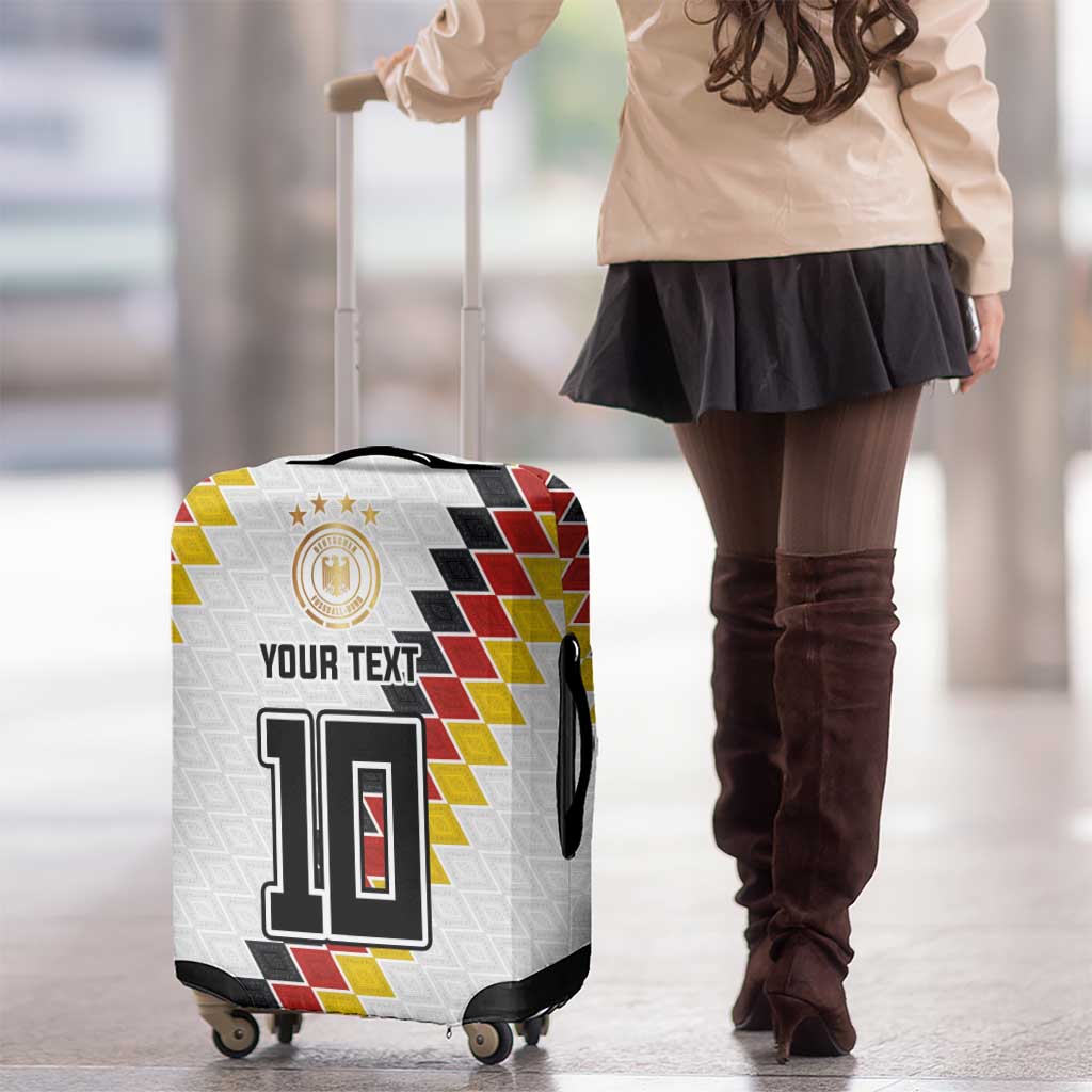 Custom Germany National Football Luggage Cover Inspired German Flag and Bavarian Renaissance Motifs - Wonder Print Shop