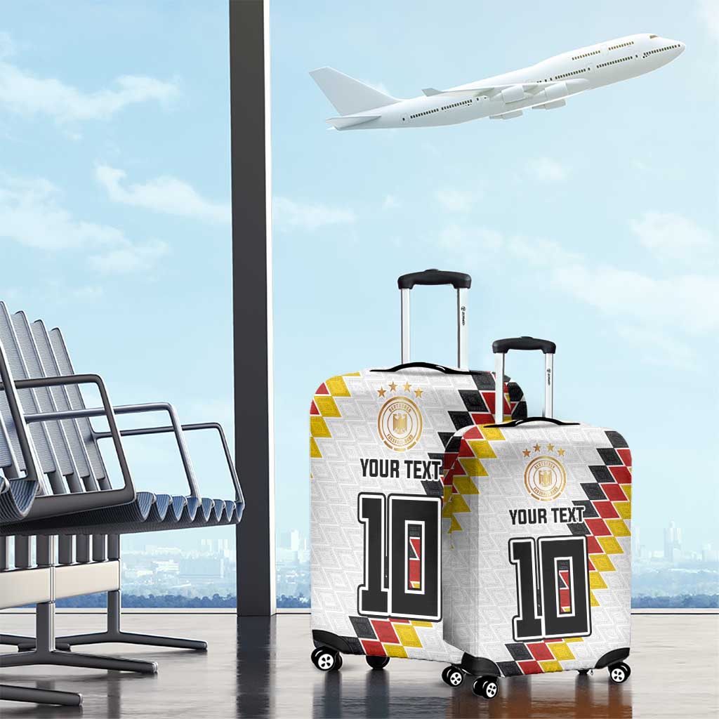 Custom Germany National Football Luggage Cover Inspired German Flag and Bavarian Renaissance Motifs - Wonder Print Shop