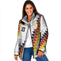 Custom Germany National Football Padded Jacket Inspired German Flag and Bavarian Renaissance Motifs - Wonder Print Shop