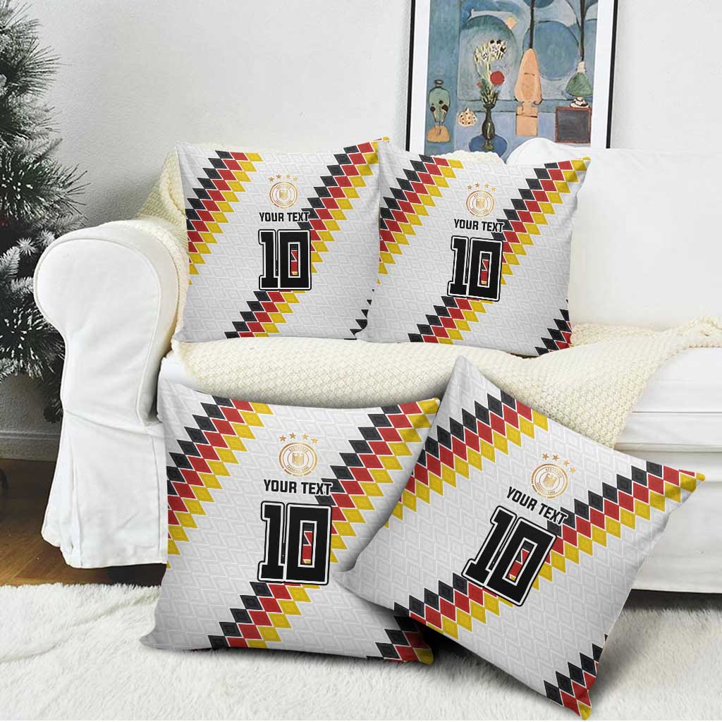 Custom Germany National Football Pillow Cover Inspired German Flag and Bavarian Renaissance Motifs - Wonder Print Shop