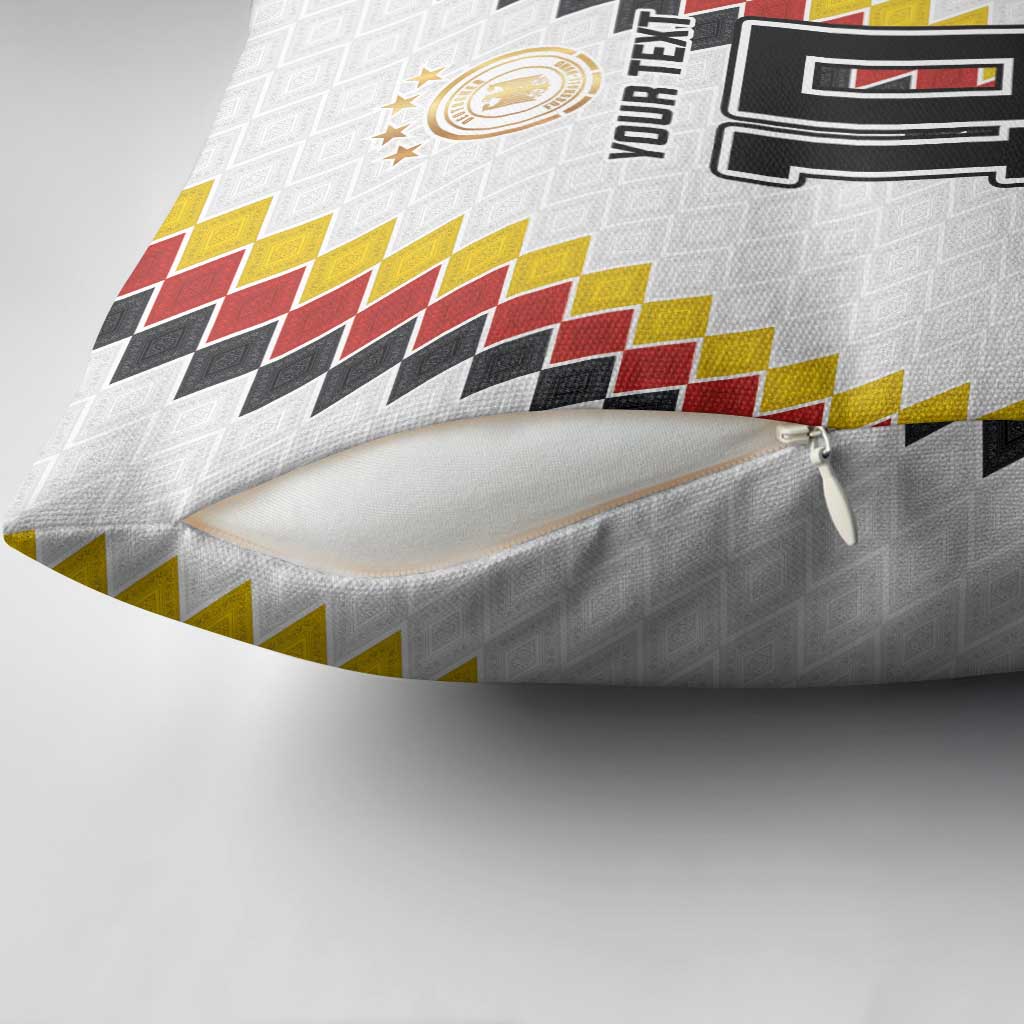 Custom Germany National Football Pillow Cover Inspired German Flag and Bavarian Renaissance Motifs - Wonder Print Shop