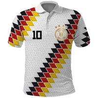 Custom Germany National Football Polo Shirt Inspired German Flag and Bavarian Renaissance Motifs - Wonder Print Shop