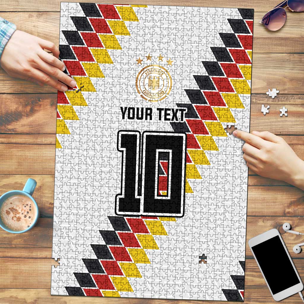 Custom Germany National Football Puzzle Inspired German Flag and Bavarian Renaissance Motifs - Wonder Print Shop