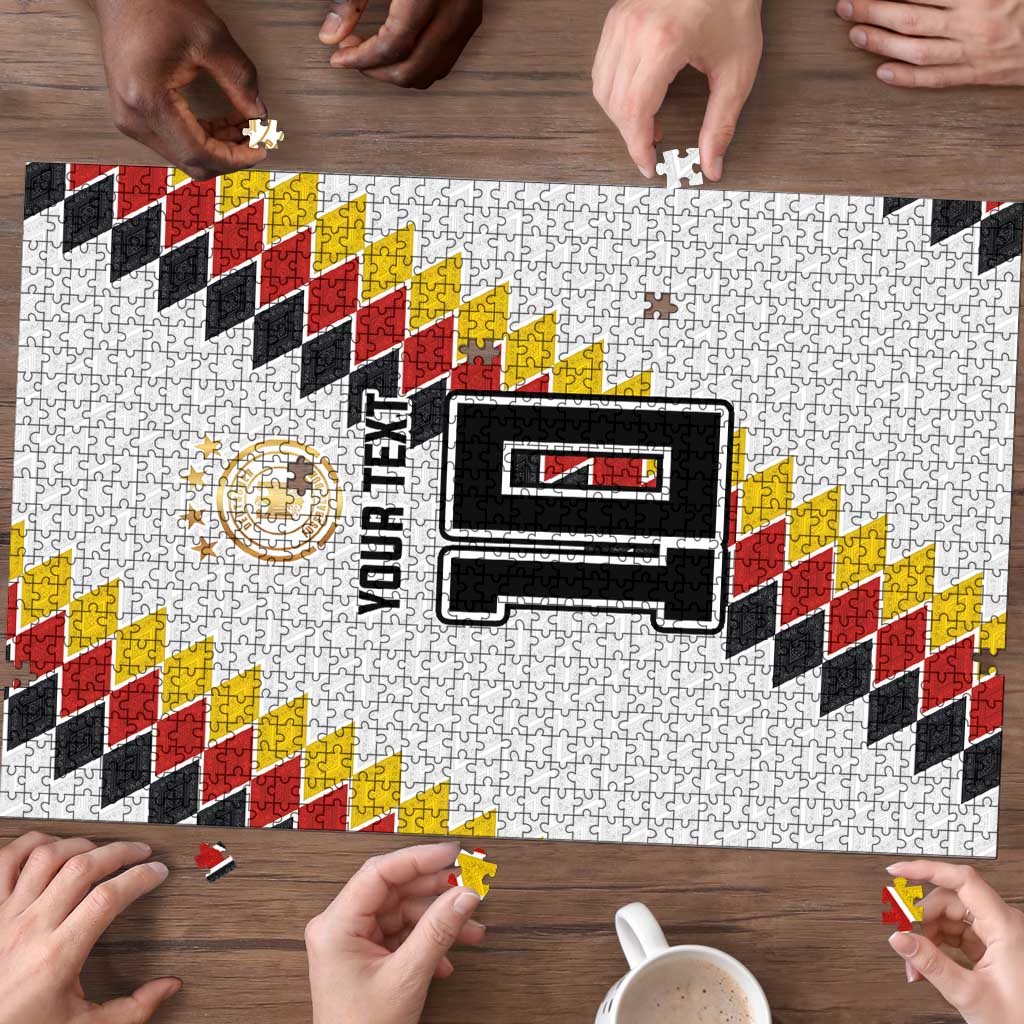 Custom Germany National Football Puzzle Inspired German Flag and Bavarian Renaissance Motifs - Wonder Print Shop