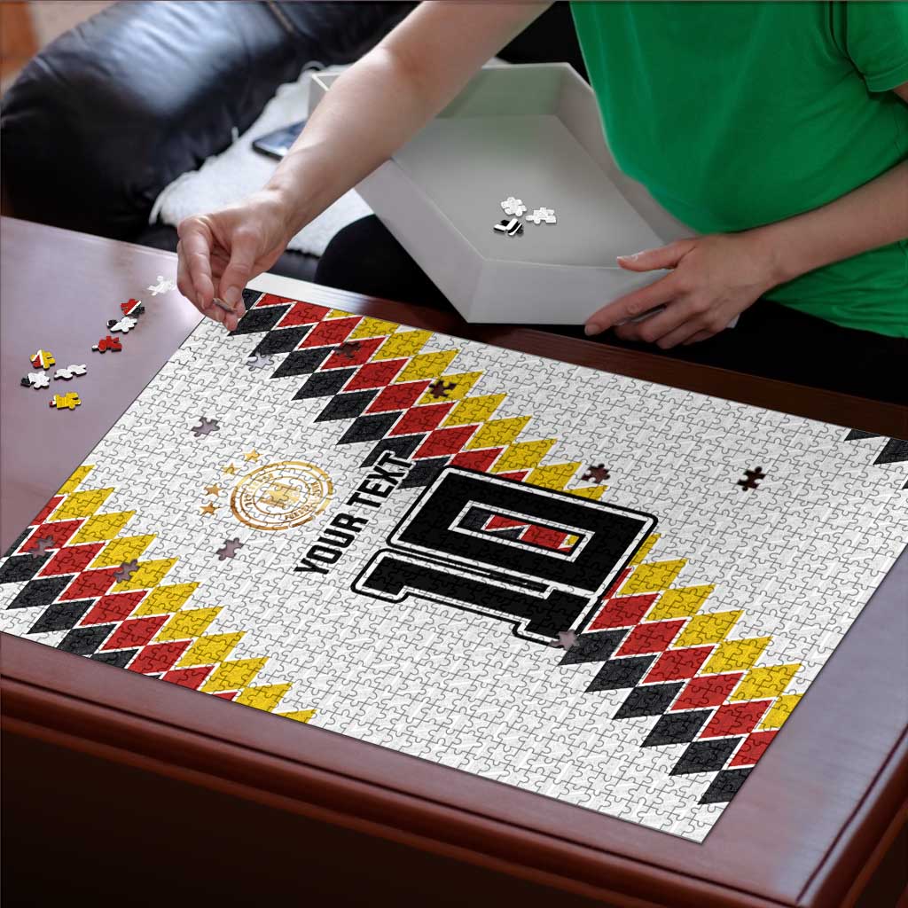 Custom Germany National Football Puzzle Inspired German Flag and Bavarian Renaissance Motifs - Wonder Print Shop