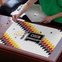 Custom Germany National Football Puzzle Inspired German Flag and Bavarian Renaissance Motifs - Wonder Print Shop