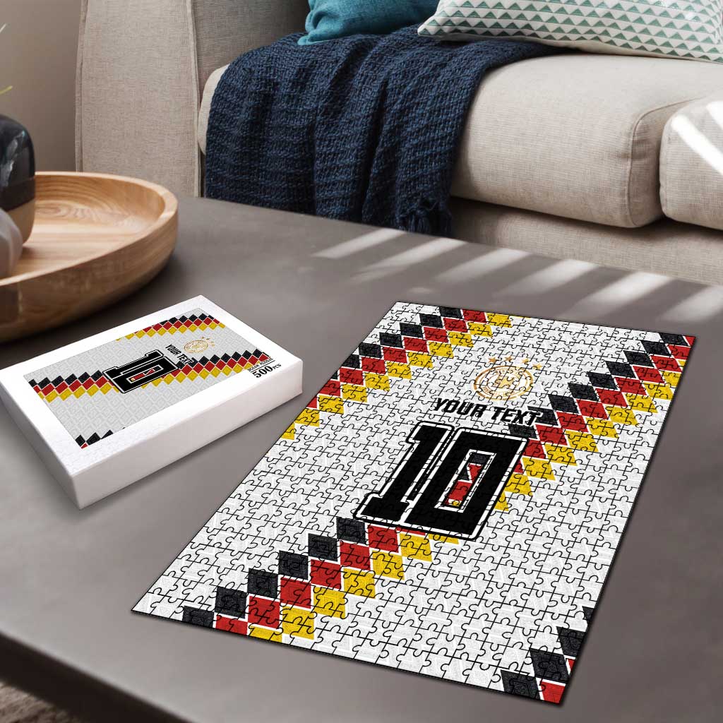Custom Germany National Football Puzzle Inspired German Flag and Bavarian Renaissance Motifs - Wonder Print Shop