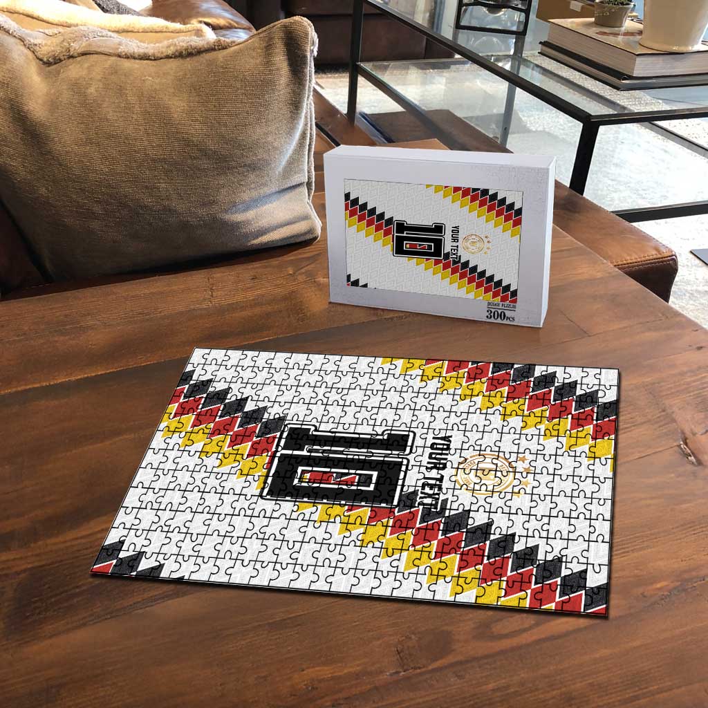 Custom Germany National Football Puzzle Inspired German Flag and Bavarian Renaissance Motifs - Wonder Print Shop