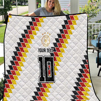 Custom Germany National Football Quilt Inspired German Flag and Bavarian Renaissance Motifs - Wonder Print Shop