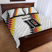 Custom Germany National Football Quilt Bed Set Inspired German Flag and Bavarian Renaissance Motifs - Wonder Print Shop