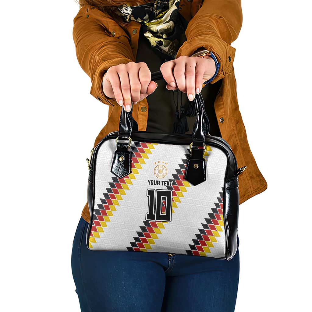 Custom Germany National Football Shoulder Handbag Inspired German Flag and Bavarian Renaissance Motifs - Wonder Print Shop