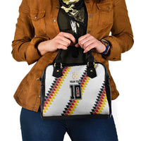 Custom Germany National Football Shoulder Handbag Inspired German Flag and Bavarian Renaissance Motifs - Wonder Print Shop