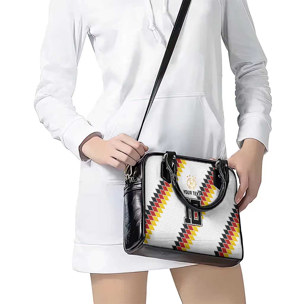 Custom Germany National Football Shoulder Handbag Inspired German Flag and Bavarian Renaissance Motifs - Wonder Print Shop