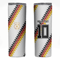 Custom Germany National Football Skinny Tumbler Inspired German Flag and Bavarian Renaissance Motifs - Wonder Print Shop