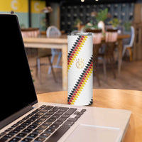 Custom Germany National Football Skinny Tumbler Inspired German Flag and Bavarian Renaissance Motifs - Wonder Print Shop