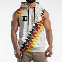 Custom Germany National Football Sleeveless Hoodie Inspired German Flag and Bavarian Renaissance Motifs - Wonder Print Shop