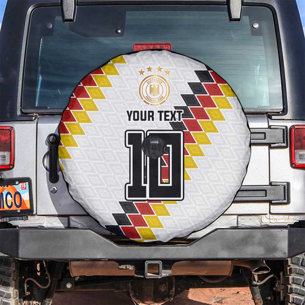 Custom Germany National Football Spare Tire Cover Inspired German Flag and Bavarian Renaissance Motifs - Wonder Print Shop