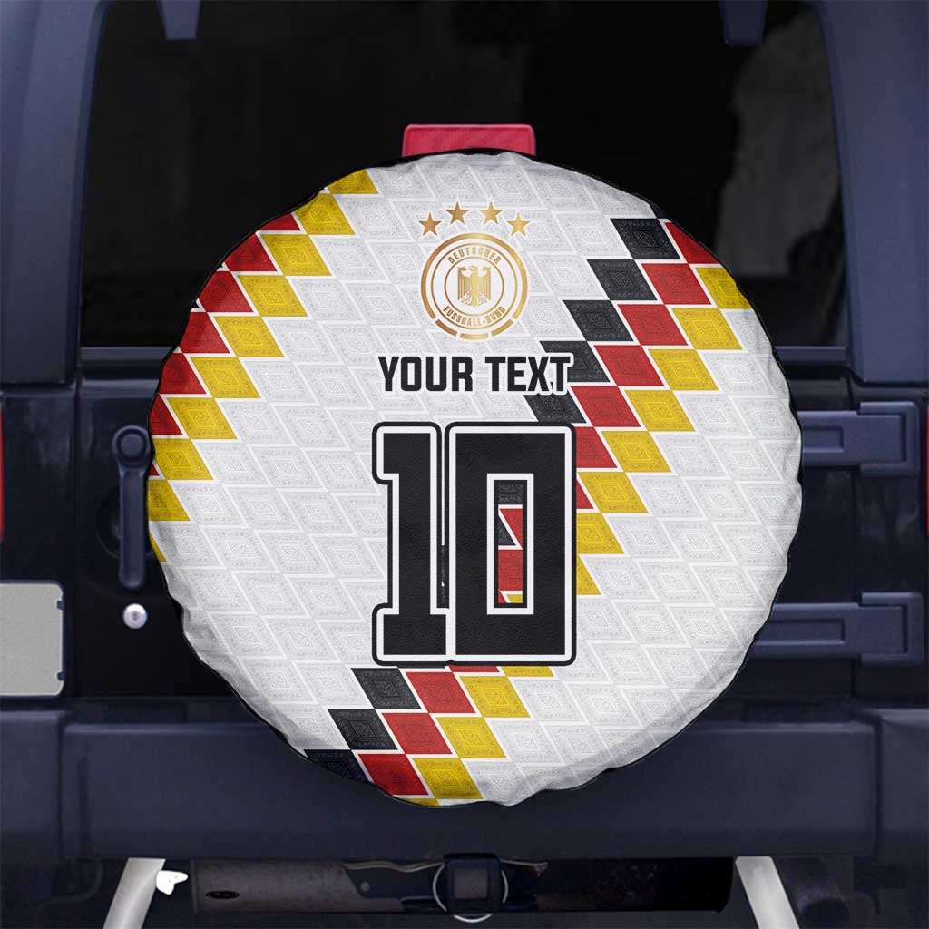 Custom Germany National Football Spare Tire Cover Inspired German Flag and Bavarian Renaissance Motifs - Wonder Print Shop