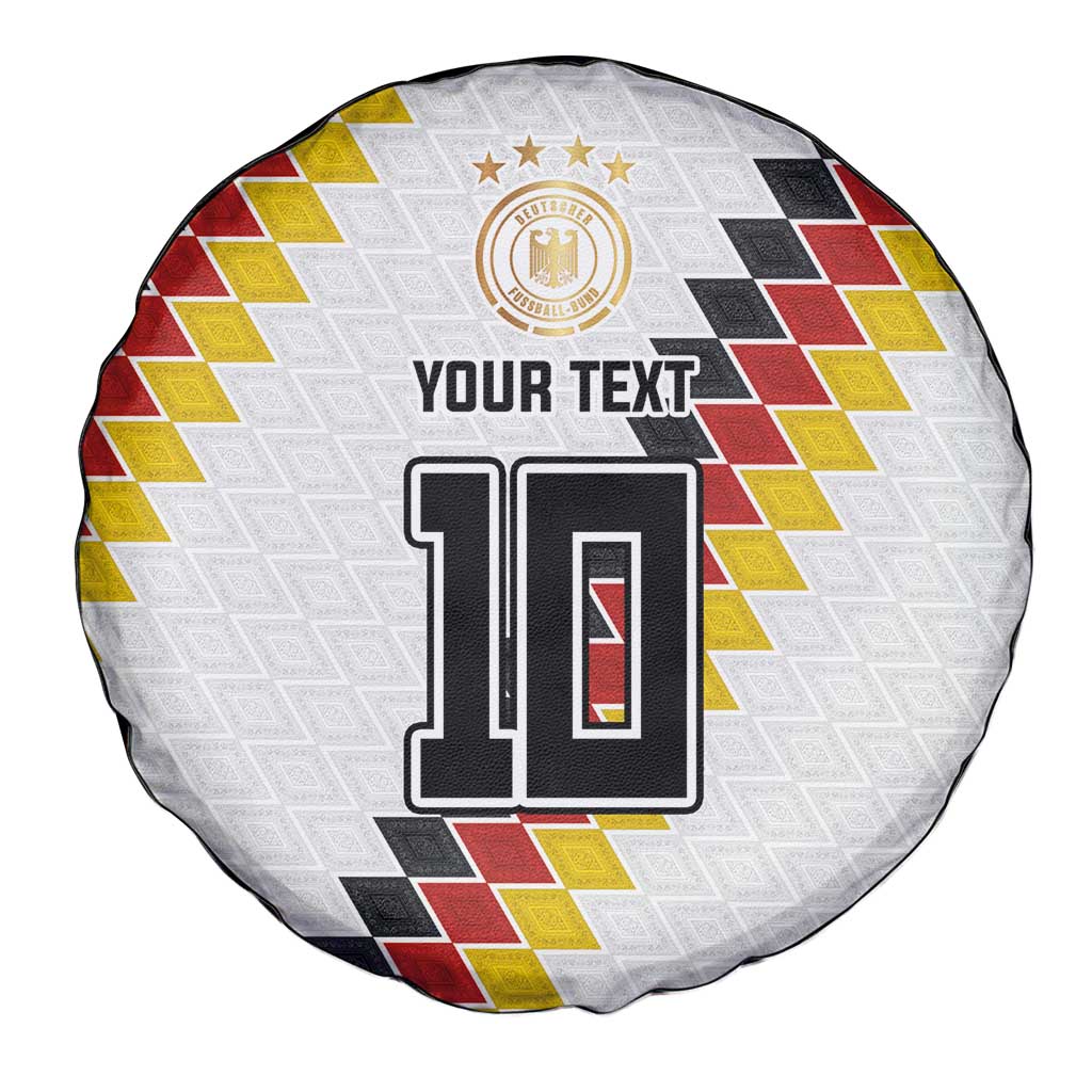Custom Germany National Football Spare Tire Cover Inspired German Flag and Bavarian Renaissance Motifs - Wonder Print Shop