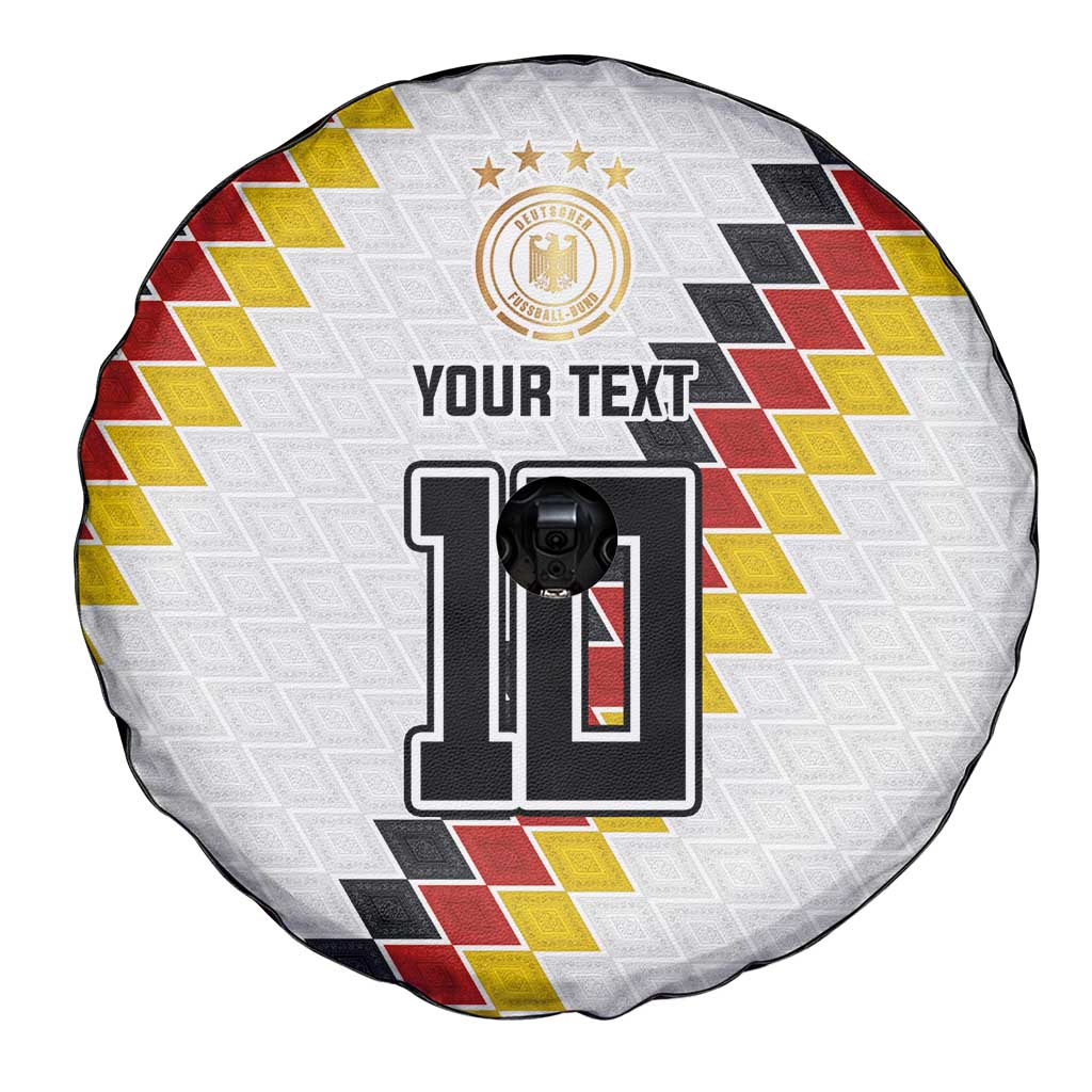 Custom Germany National Football Spare Tire Cover Inspired German Flag and Bavarian Renaissance Motifs - Wonder Print Shop