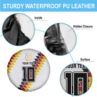Custom Germany National Football Spare Tire Cover Inspired German Flag and Bavarian Renaissance Motifs - Wonder Print Shop