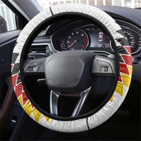 Germany National Football Steering Wheel Cover Inspired German Flag and Bavarian Renaissance Motifs - Wonder Print Shop