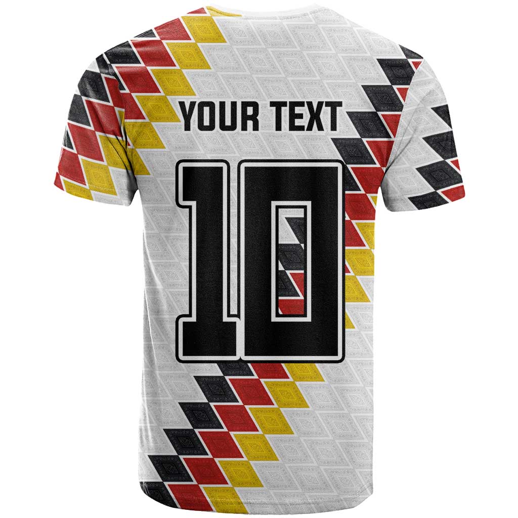 Custom Germany National Football T Shirt Inspired German Flag and Bavarian Renaissance Motifs - Wonder Print Shop
