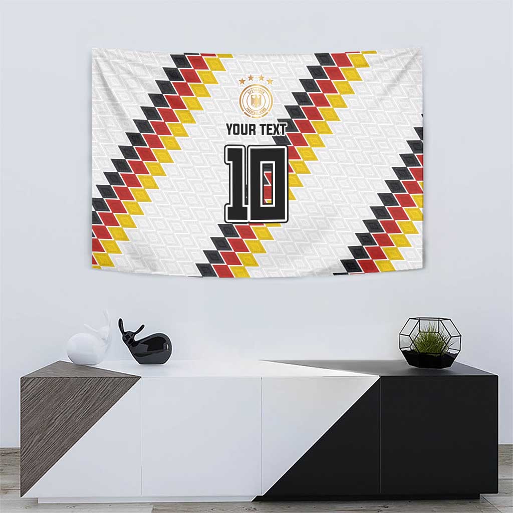 Custom Germany National Football Tapestry Inspired German Flag and Bavarian Renaissance Motifs - Wonder Print Shop