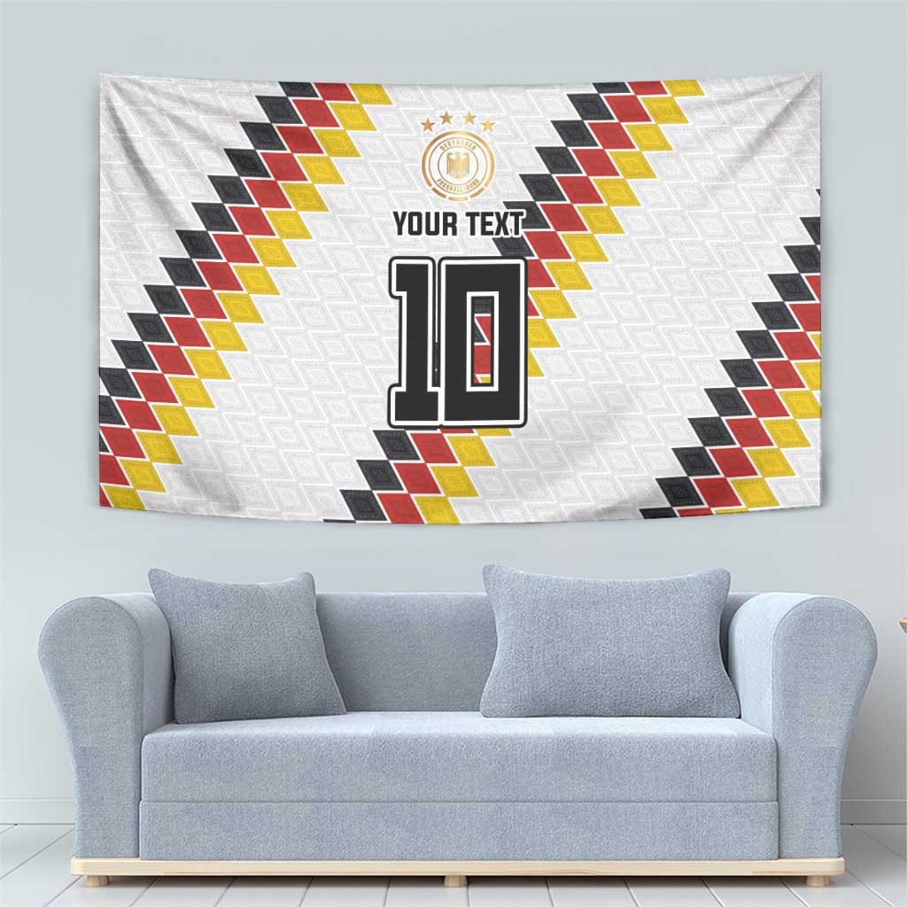 Custom Germany National Football Tapestry Inspired German Flag and Bavarian Renaissance Motifs - Wonder Print Shop