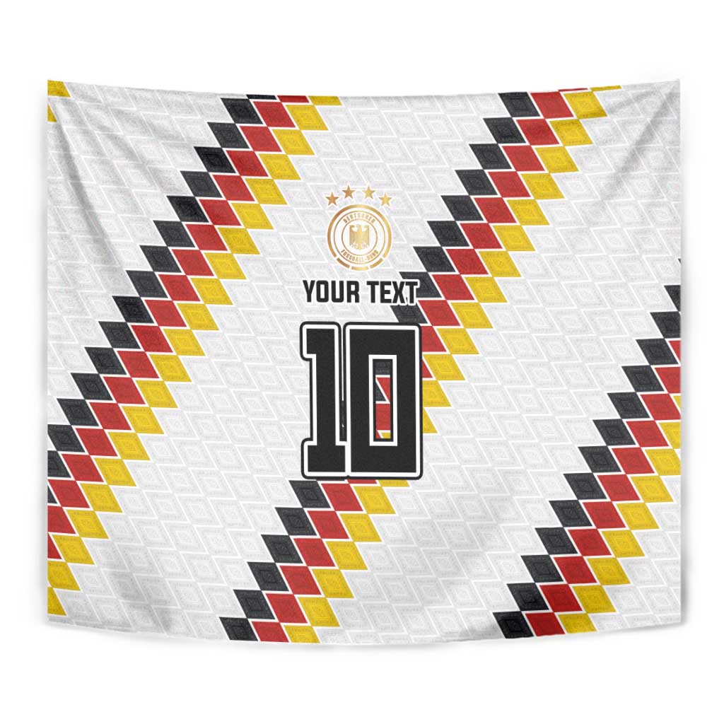 Custom Germany National Football Tapestry Inspired German Flag and Bavarian Renaissance Motifs - Wonder Print Shop