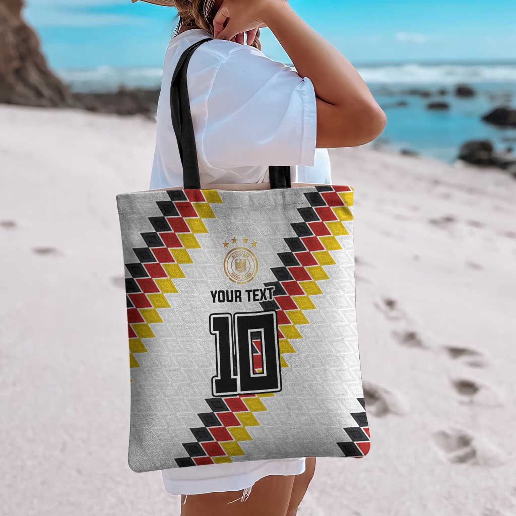 Custom Germany National Football Tote Bag Inspired German Flag and Bavarian Renaissance Motifs - Wonder Print Shop
