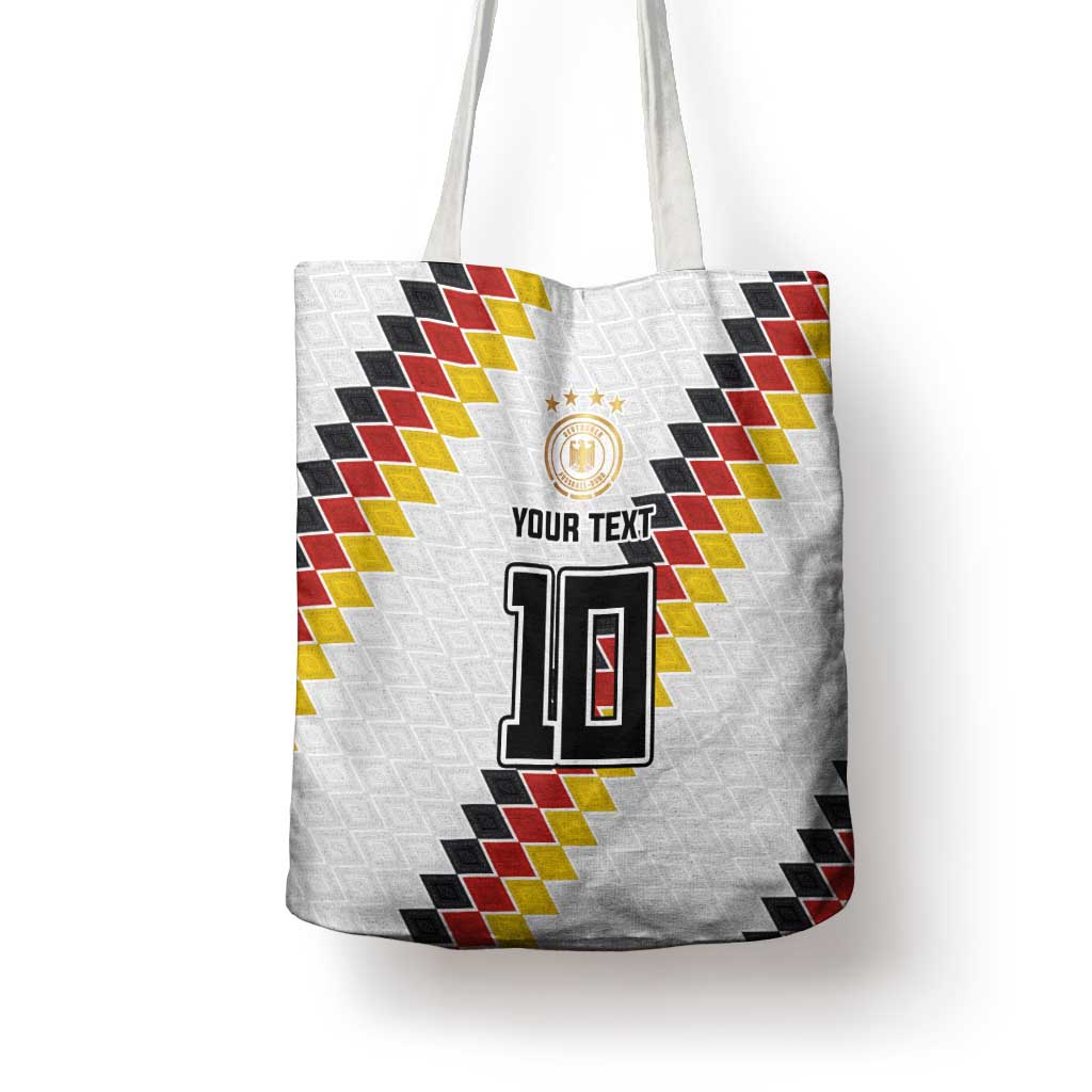 Custom Germany National Football Tote Bag Inspired German Flag and Bavarian Renaissance Motifs - Wonder Print Shop