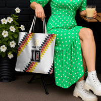 Custom Germany National Football Tote Bag Inspired German Flag and Bavarian Renaissance Motifs - Wonder Print Shop
