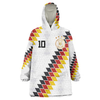 Custom Germany National Football Wearable Blanket Hoodie Inspired German Flag and Bavarian Renaissance Motifs - Wonder Print Shop