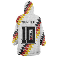 Custom Germany National Football Wearable Blanket Hoodie Inspired German Flag and Bavarian Renaissance Motifs - Wonder Print Shop
