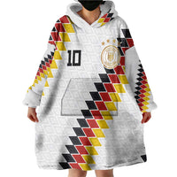 Custom Germany National Football Wearable Blanket Hoodie Inspired German Flag and Bavarian Renaissance Motifs - Wonder Print Shop