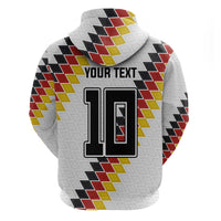 Custom Germany National Football Zip Hoodie Inspired German Flag and Bavarian Renaissance Motifs - Wonder Print Shop