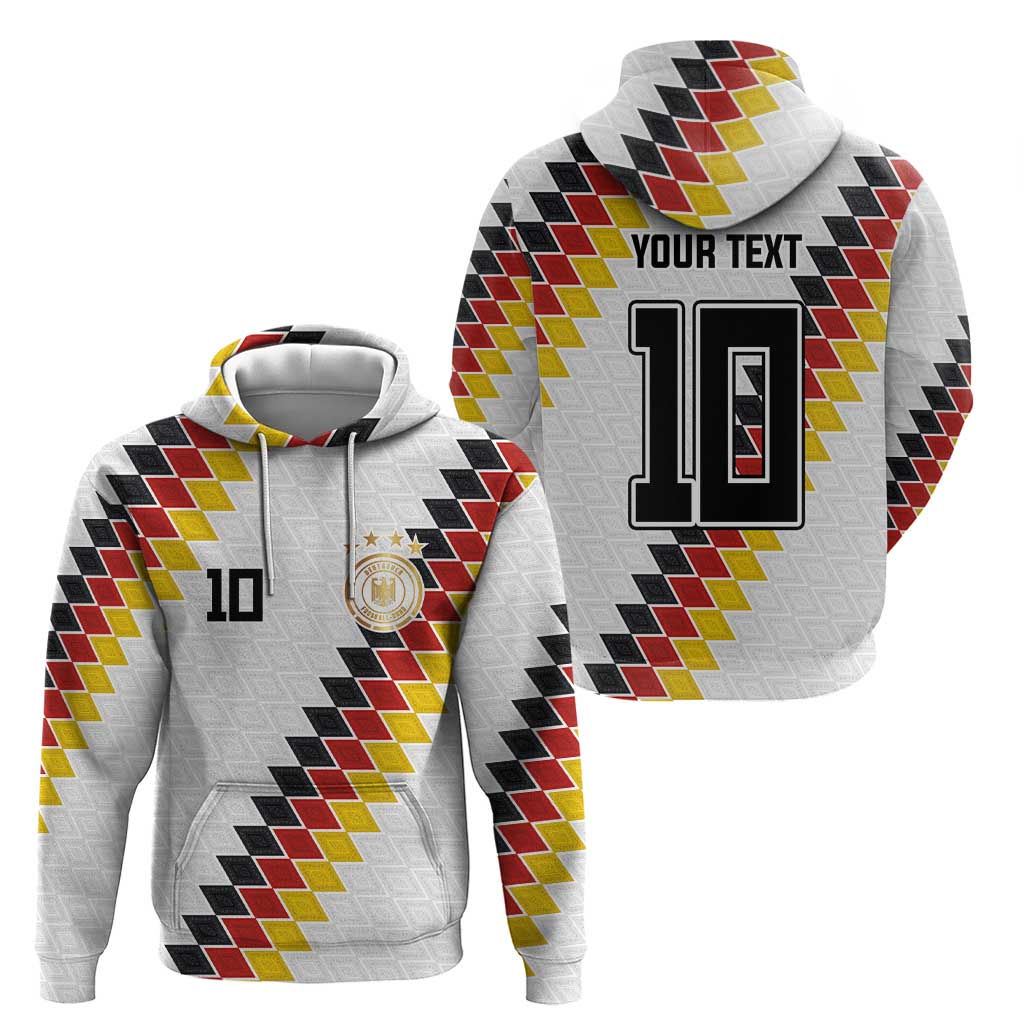 Custom Germany National Football Zip Hoodie Inspired German Flag and Bavarian Renaissance Motifs - Wonder Print Shop
