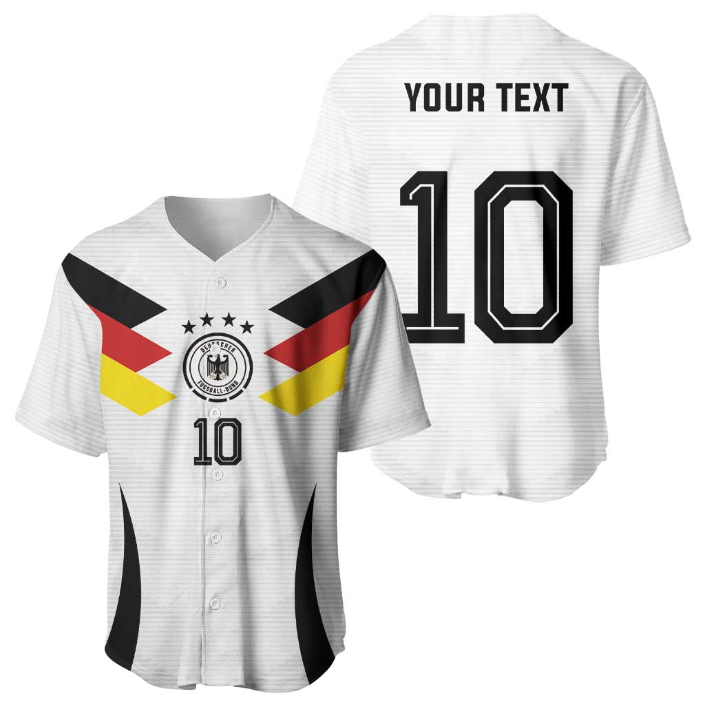 Custom Germany National Football Baseball Jersey Die Mannschaft 2026 - Wonder Print Shop