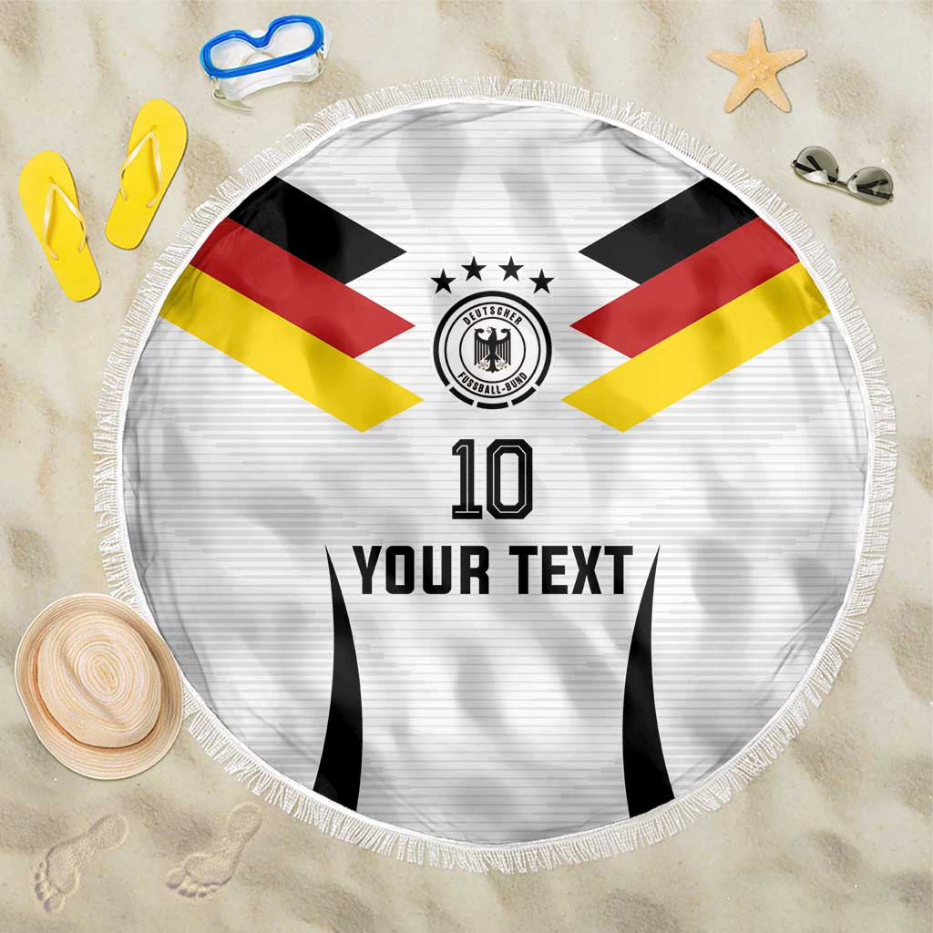 Custom Germany National Football Beach Blanket Die Mannschaft 2026 - Wonder Print Shop