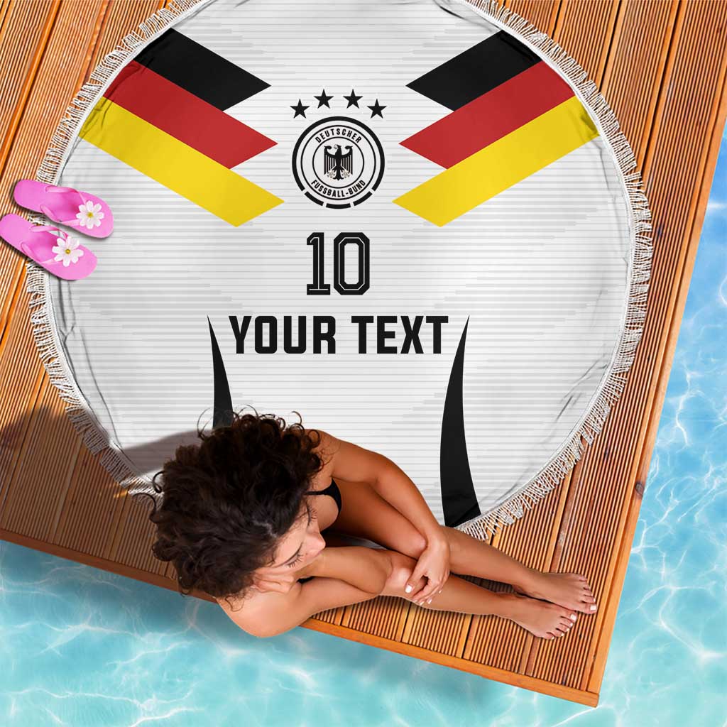Custom Germany National Football Beach Blanket Die Mannschaft 2026 - Wonder Print Shop