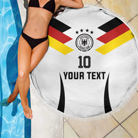 Custom Germany National Football Beach Blanket Die Mannschaft 2026 - Wonder Print Shop