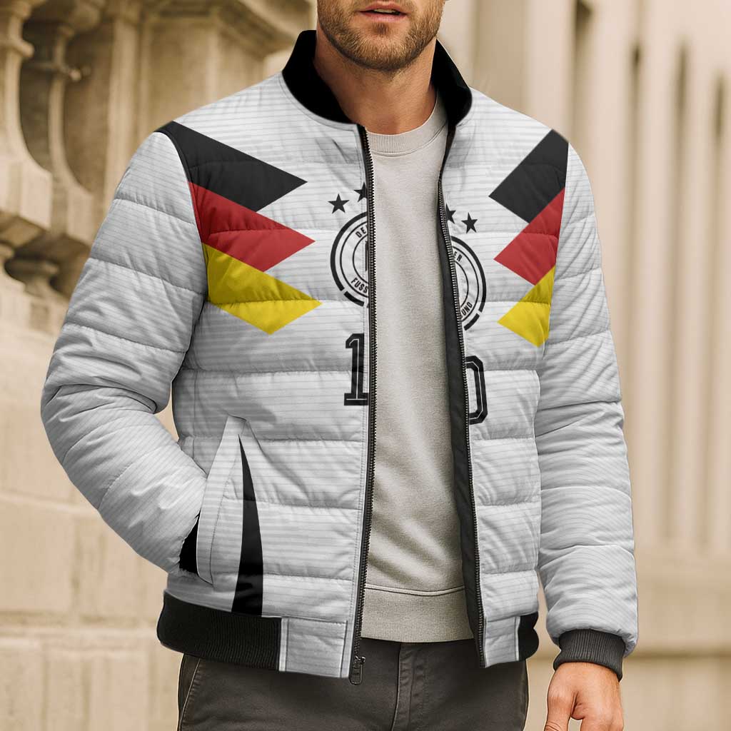 Custom Germany National Football Bomber Puffer Jacket Die Mannschaft 2026 - Wonder Print Shop